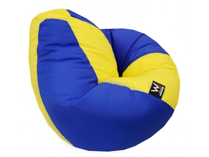 ПУФ Барбарон Круша за дете - водонепропусклив (жълт/син/промазка)